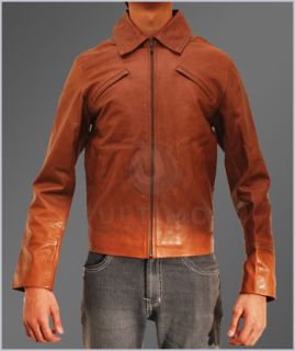 Inception Arthur Cow Hide Vintage Brown Leather Jacket BNWT All Sizes 