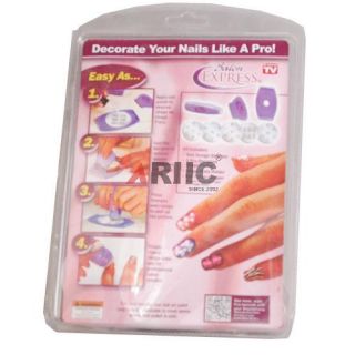 Salon Express as Seen on TV Nail Art Stamping Kit Decorate Your Nails 