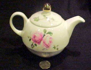 Beautiful Arthur Wood Son Staffordshire Rose Tea Pot
