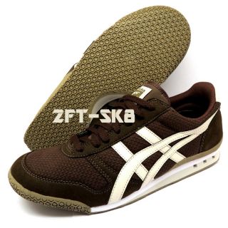 ASICS ONITSUKA TIGER ULTIMATE 81 BROWN OFF WHITE MENS CASUAL SHOES 