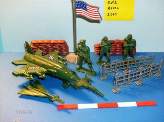 Army Men Toy Soldier Set, Fighter Jet (New, Plastic) Air Force Zoomies 
