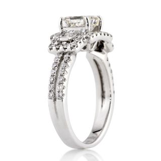 78ct Asscher Cut Diamond Engagement Ring and Anniversary Ring