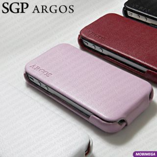 SGP Argos Handmade Genuine Leather Flip Top Case Cover Pouch iPhone 4 
