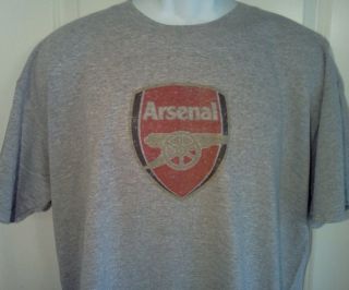 Arsenal Football Club Premier League Logo T Shirt Small
