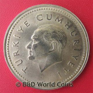 Turkey 1994 5 000 Lira Kemal Ataturk 28mm Nickel Bronze Turkish 