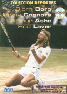 DVD Tennis Bjorn Borg Jimmy Connors Arthur Ashe Laver