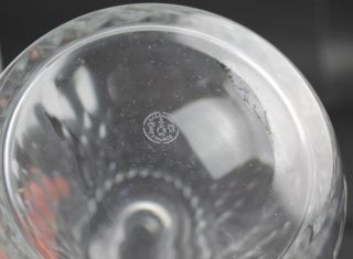   France Clear Crystal Art Glass Armagnac Decanter 11 1 4 Tall