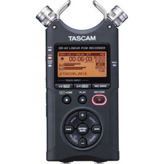 Tascam DR 40 4 Track Recorder w/ Rode NTG 1 Shotgun Microphone