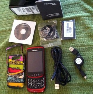 Blackberry Torch 9800 4GB Red ATT Smartphone