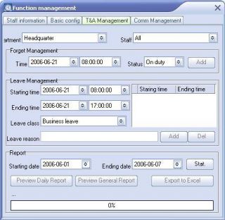 Biometric Fingerprint Employee Attendance Time Clock