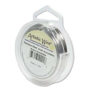 Artistic Wire Stainless Steel 18 Gauge 10 Yards 41885 Round Shiny 