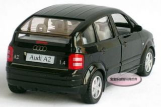 New Audi A2 1 30 Alloy Diecast Model Car Black B112D