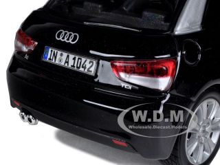 Audi A1 Black 1 24 Diecast Car Model by Bburago 21058