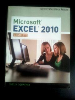 Microsoft Excel 2010 Complete Shelley Cashman Series