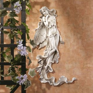 Enchanting Winsome Fairy Wall Sculpture Pool Home Garden Spa