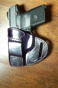 RUGER SR9c / SR40c LEATHER HOLSTER HAND MADE~RIGHT HAND~OWB CONCEAL 
