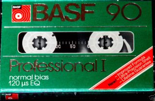 BASF 90 Professional I Blank Audio Cassette Tape