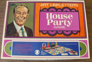 Art Linkletters House Party Game 1966 Whitman Board Game Complete 
