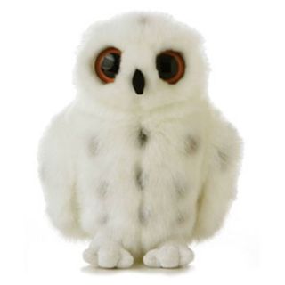 Aurora World Plush Mini Flopsie Mini The Snowy Owl 7 inch Stuffed 