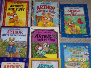 Lot 24 Arthur and D w Childrens Books Marc Brown Baby Camp Eyes Puppy 