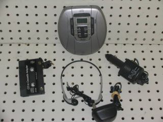   Portable MP3 CD Player 120SEC Car Kit AC Cassette Adapter Case