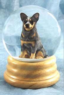 Australian Cattle Dog Figure Water Globe Home Decor Dog Products Dog 
