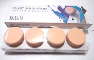 BRTC Auto Makeup Refill Puff 4ea for Vibrating BB Cream Makeup Device 