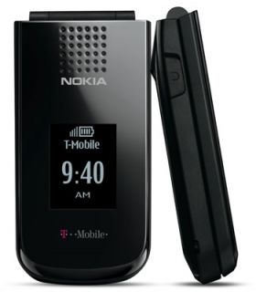 New Unlocked Nokia 2720 T Mobile ATT Flip Phone Black