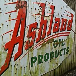 Ashland Oil Products Porcelain Sign