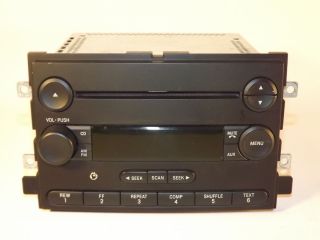 Ford 2005 2006 Montego Radio Am FM CD with iPod Aux Input Part 5L3T 