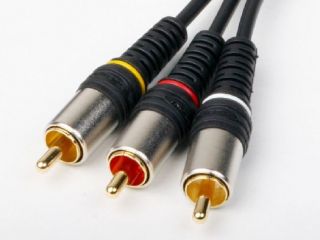 1m 3ft atlona composite stereo audio video 3 rca cable