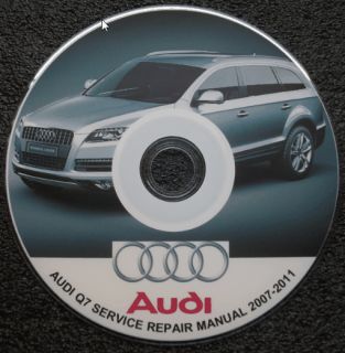 Audi Q7 Service Repair Manual 2007 2008 2009 2010 2011