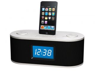 1010 Docking Audio System & FM, Alarm Clock for 30Pin iPhone/iPod w 