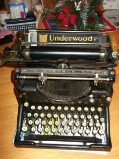 Antique 1923 Underwood Standard Typewriter No 5 Beautiful