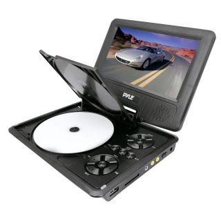 Axion 7 inch Swivel Screen Portable DVD Player Black LMD 8710 with USB 