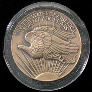 2009 Saint Gaudens 3 Bronze Double Eagle Commem Medal