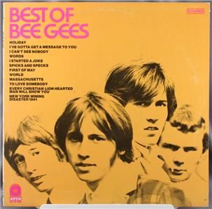 33 lp record best of bee gees atco records stereo