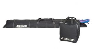 Athalon Ski Bag Boot Bag 2 Piece Set 70 124 Black