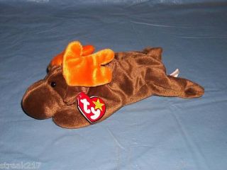 1993 Ty Beanie Baby Chocolate The Moose Collectible Toy