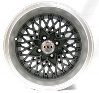 15x8 Axis OG San Gray Wheel Rim s 4x100 25 4pcs