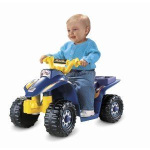 ATV Quad Ride On Toy Vehicle For Toddlers Fun Sturdy Safe 2 MPH Max 