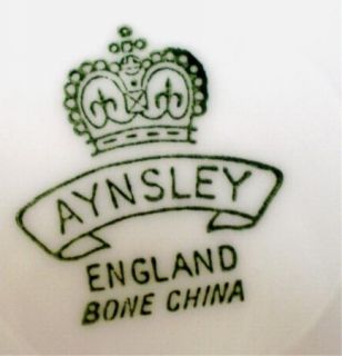 Aynsley Cup Saucer Dusty Rose Swirl 1470 England
