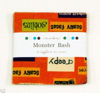 Sandy Gervais Monster Bash Charm Pack 42   5 Inch Squares