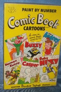   Number Comic Book Harvey Famous Cartoons Casper,Audrey, Katnip, Huey