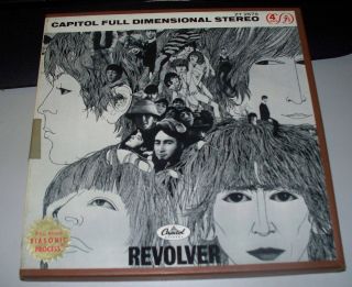   Beatles / Revolver / Reel To Reel 4 track audio tape recording NICE
