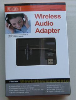 USB 2 4GHz Wireless Audio Adapter 2 Channel 48kHz Sound