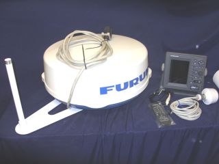 Furuno 1732C 4kw Radar Chartplotter Color Combo Unit COMPLETE Navnet 