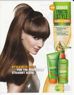 2011 Garnier Fructis Hair Care Products Magazine Print Ad