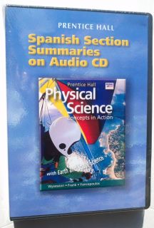 Prentice Hall Physical Science Concepts in Action Audio
