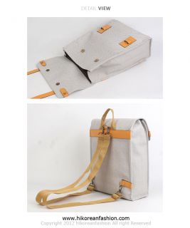 Vintage Canvas Leather Backpacks for Women and Men and Teenage.